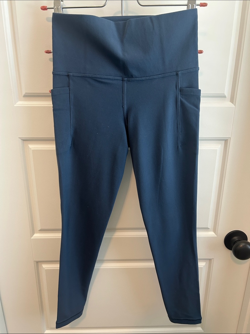 Athleta Girls' Navy Active Leggings with Side Pockets
